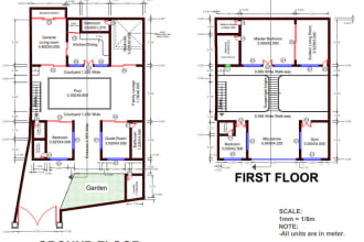 create architectural drawings on autocad and revit 3d