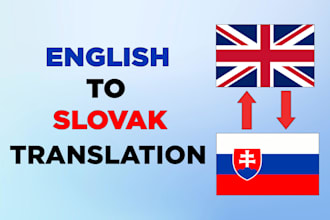 provide accurate english to slovak translation