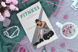design fitness book cover design or ebook cover design yoga book cover
