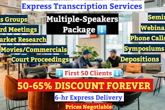 transcribe your webinar, seminar, board meeting, conference