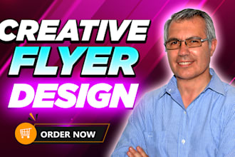 creative flyer design or business flyer design