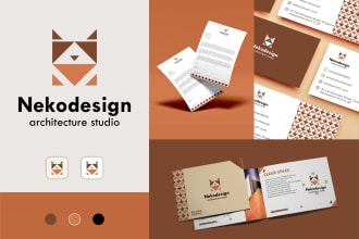 design minimalist logo with copyright and brand guidelines