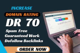increase ahrefs dr 70 plus