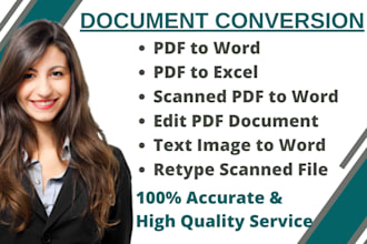 convert PDF to word, PDF to excel, image to text
