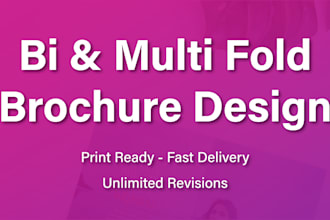 design a custom corporate flyer, brochure, or catalog