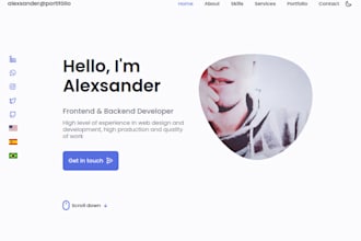 create a landing page for your busines