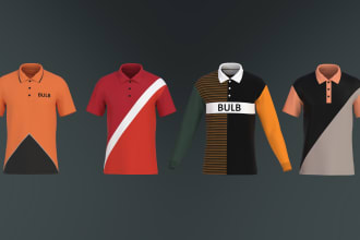 make 3d fashion garments hoodie designs polo shirt on clo 3d