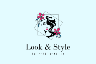 do feminine, boutique, eyelash, hair extensions makeup logo