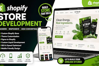 create a shopify website for your business