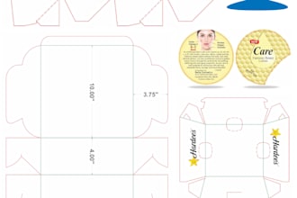 create dieline, custom die cut line for your product