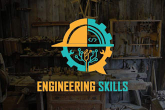 create a wonderful eye catching engineering logo for you in one day