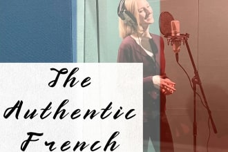 record french accented english voice over