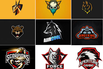 design a professional gaming esports letter logo design
