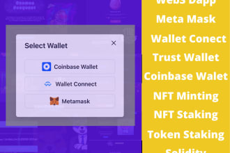 be your blockchain developer defi, tokens, erc721 nft, staking, web3 dapps