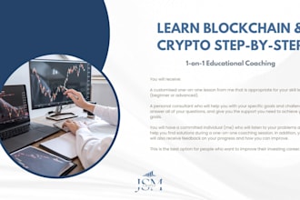 teach you blockchain, bitcoin, crypto, trading in 1on1 consulting
