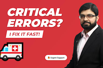 fix wordpress errors critical bugs and plugin issues urgently