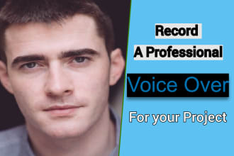record a professional male voice for narration, gaming, advertising