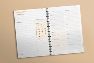 design journal and activity pages in 24 hrs