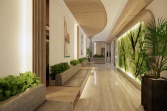 design your lobby,reception,hospital,clinic centre,lounge