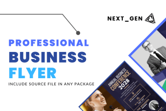 create professional business flyer, party flyer, club flyer