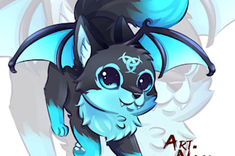 do an adorable fantasy pet for you