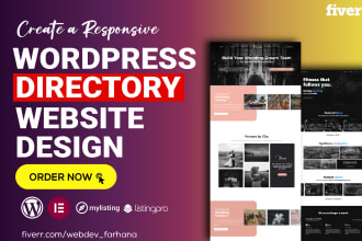 build directory listing website using mylisting,listeo,listivo