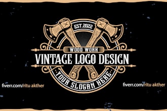 design awesome retro vintage logo