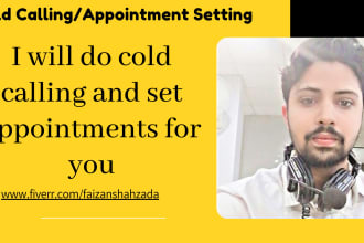 do cold calling nd appointment setting