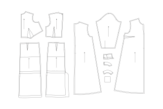 make digital PDF sewing patterns for your garments and do grading
