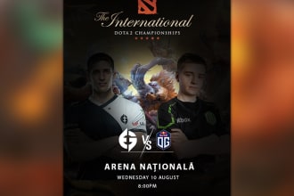 design professional gaming, esports tournament flyer, poster