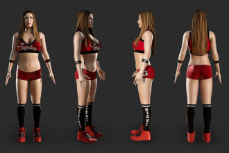model 3d realistic character