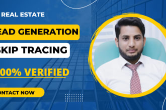 provide real estate lead generation skip tracing  in 24 hours