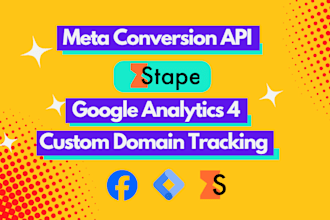 setup meta conversion API with stape and ga4 server side tracking