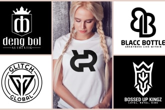design a trendy urban streetwear logo and monogram for your clothing brand