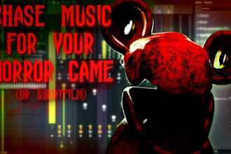make chase music for your horror game negotiable price