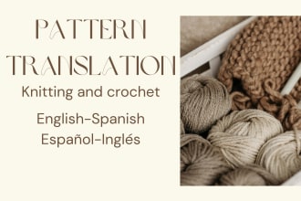 translate your knitting and crochet patterns