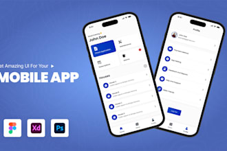 Hot Review!  design the UI UX of your mobile apps in figma and xd