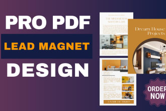design a printable PDF file for your blog or business promotions
