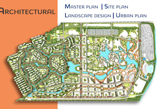 design professional landscape site plan, plot plan layout