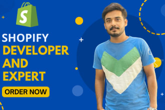 be shopify expert build website, custom coding and bug fix