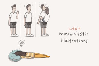 Top 10! draw simple illustration for your blog, website, article