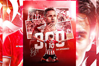 design a professional advertising sports flyer,  or poster