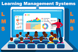 create an lms  learning management system