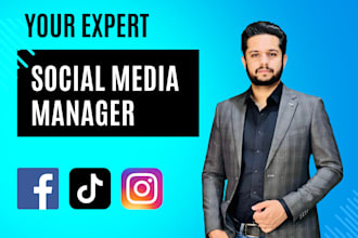 be your instagram and facebook social media manager