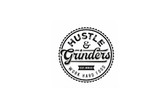 design hustle and grinders logo