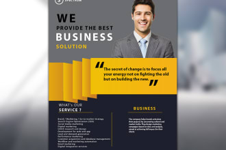 design corporate, business flyer