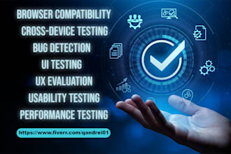qa review and website testing with report and suggestions