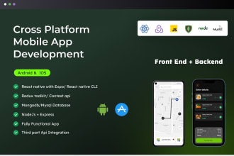 develop multi platform applications for android and ios with react native