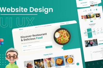 design a responsive website UX UI for your business