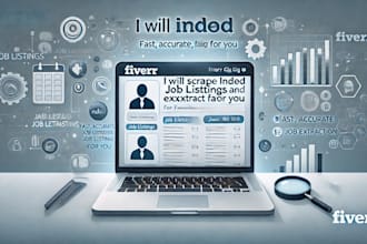 scrape indeed job listings and extract data for you